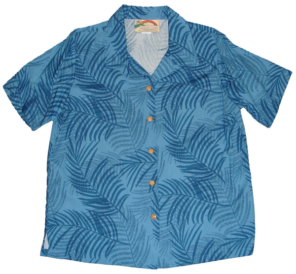 Sea Breeze Women's Hawaiian Camp Shirt