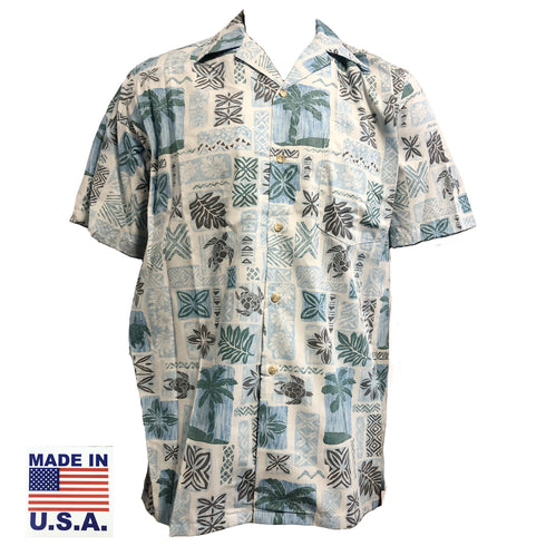 Sealife Men's Classic Hawaiian Custom Made Shirt (Big or Tall Size)