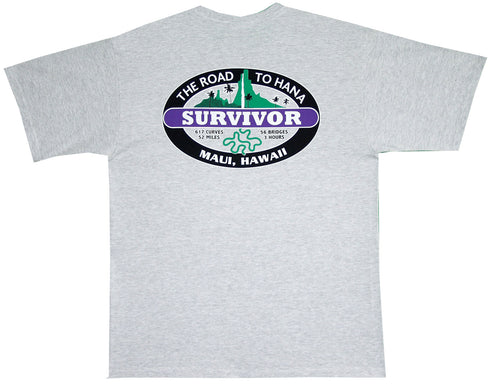 The Road to Hana Maui Survivor Screen Printed Hawaiian T-Shirt