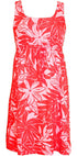 RJC Women's Floral Flash Empire Tie Front Dress