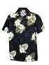 Pacific Legend Men's White Hibiscus Monstera Shirt