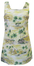 Polynesian Island Women's A-Line Hawaiian Short Tank Dress