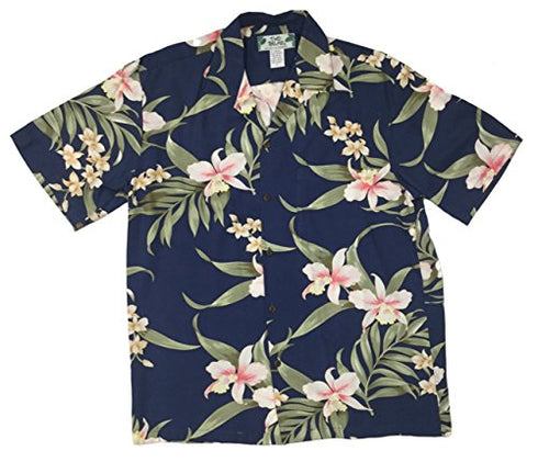 Two Palms Mens Pali Orchid Rayon Shirt
