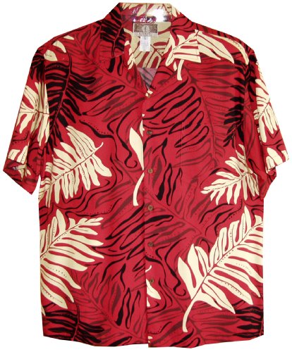 RJC Mens Tropical Fern Rayon Shirt