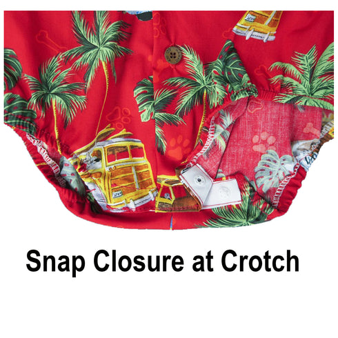 Island Hibiscus RJC Hawaiian Boys Onesie