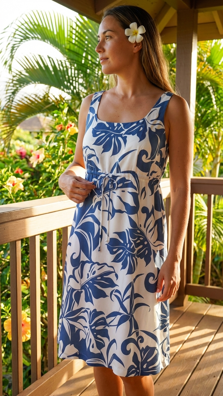Hawaiian Empire Waist Dresses Made in Hawaii | AlohaClothes Hawaiian Empire Waist Dresses Made in Hawaii | AlohaClothes